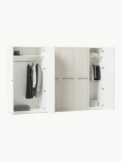 Modularer Drehtürenschrank Charlotte, 300 cm Breite, mehrere Varianten