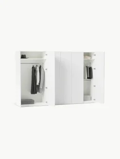 Modularer Drehtürenschrank Leon, 300 cm Breite, mehrere Varianten