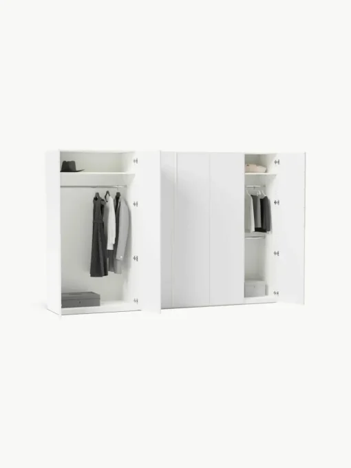 Modularer Drehtürenschrank Leon, 300 cm Breite, mehrere Varianten