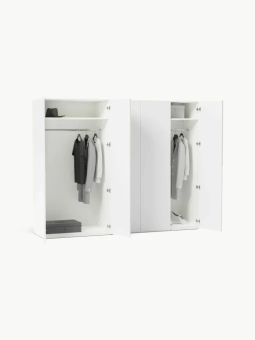 Modularer Drehtürenschrank Leon, 250 cm Breite, mehrere Varianten