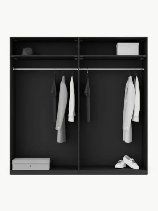 Modularer Drehtürenschrank Simone, 200 cm Breite, mehrere Varianten