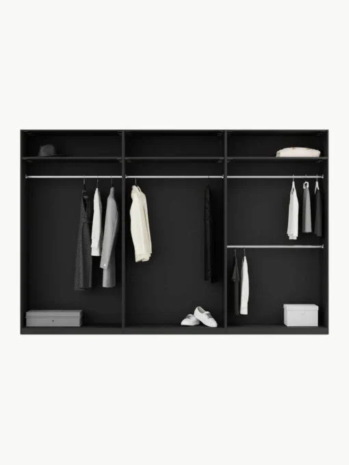 Modularer Drehtürenschrank Simone, 300 cm Breite, mehrere Varianten