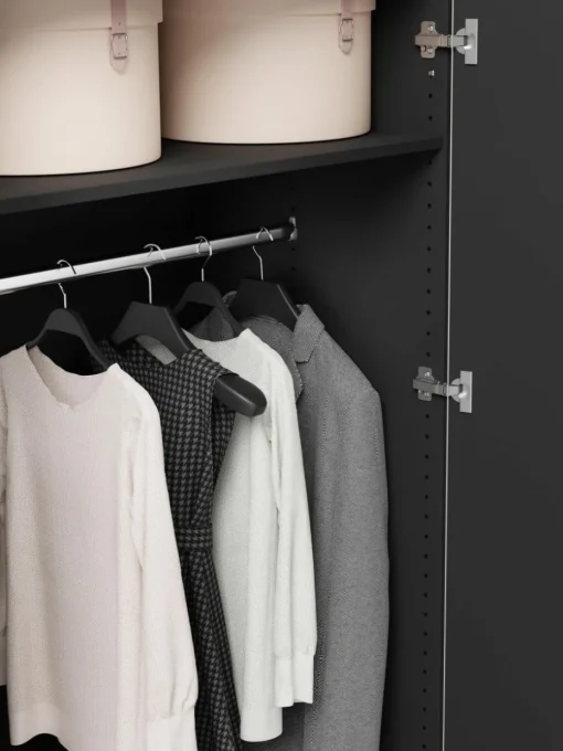 Modularer Drehtürenschrank Simone, 100 cm Breite, mehrere Varianten