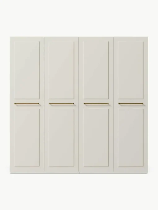 Modularer Drehtürenschrank Charlotte, 200 cm Breite, mehrere Varianten