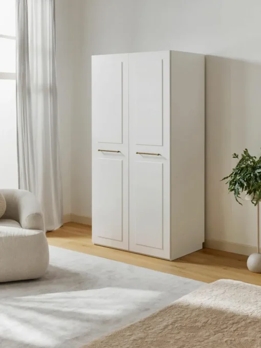 Modularer Drehtürenschrank Charlotte, 100 cm Breite, mehrere Varianten