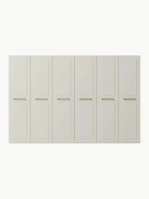 Modularer Drehtürenschrank Charlotte, 300 cm Breite, mehrere Varianten