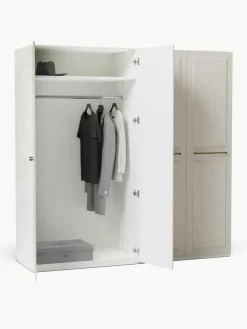Modularer Drehtürenschrank Charlotte, 200 cm Breite, mehrere Varianten