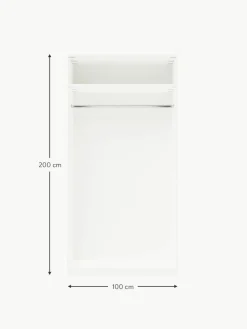 Modularer Drehtürenschrank Charlotte, 100 cm Breite, mehrere Varianten