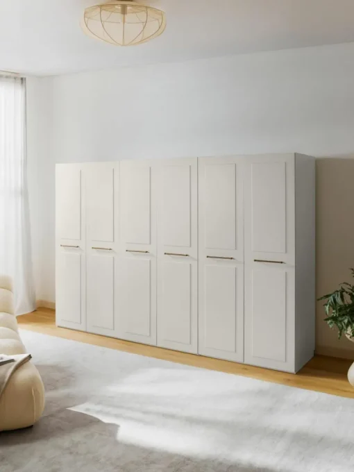 Modularer Drehtürenschrank Charlotte, 300 cm Breite, mehrere Varianten