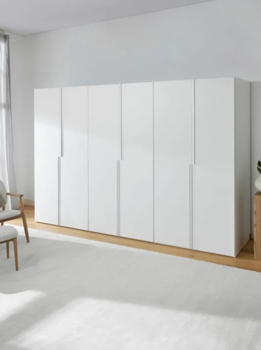 Modularer Drehtürenschrank Leon, 300 cm Breite, mehrere Varianten