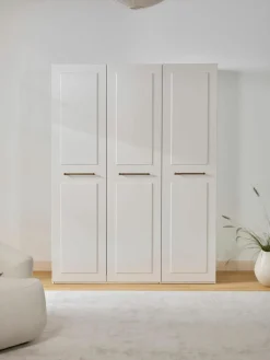 Modularer Drehtürenschrank Charlotte, 150 cm Breite, mehrere Varianten