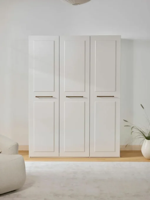 Modularer Drehtürenschrank Charlotte, 150 cm Breite, mehrere Varianten