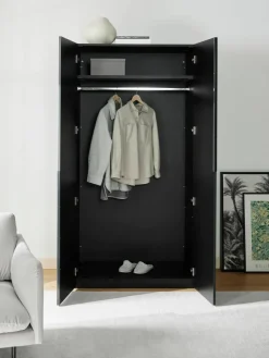 Modularer Drehtürenschrank Leon, 100 cm Breite, mehrere Varianten