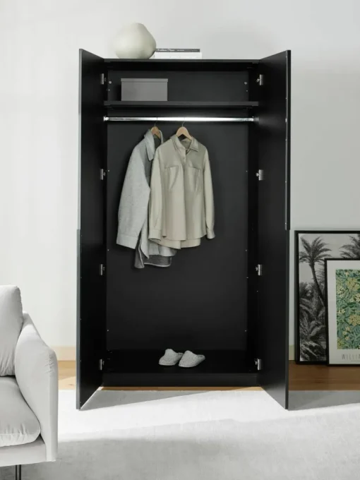 Modularer Drehtürenschrank Leon, 100 cm Breite, mehrere Varianten
