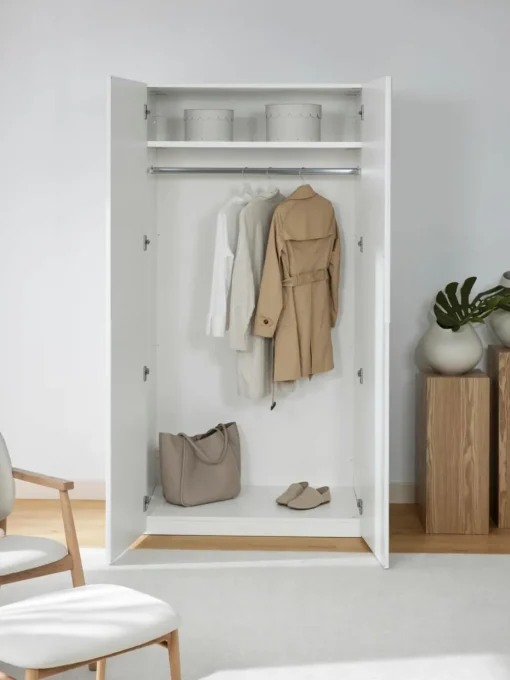 Modularer Drehtürenschrank Leon, 100 cm Breite, mehrere Varianten
