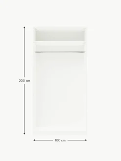 Modularer Drehtürenschrank Simone, 100 cm Breite, mehrere Varianten