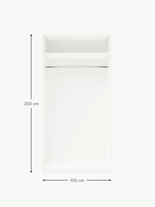 Modularer Drehtürenschrank Simone, 100 cm Breite, mehrere Varianten