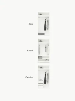 Modularer Drehtürenschrank Charlotte, 100 cm Breite, mehrere Varianten