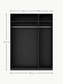 Modularer Drehtürenschrank Simone, 150 cm Breite, mehrere Varianten