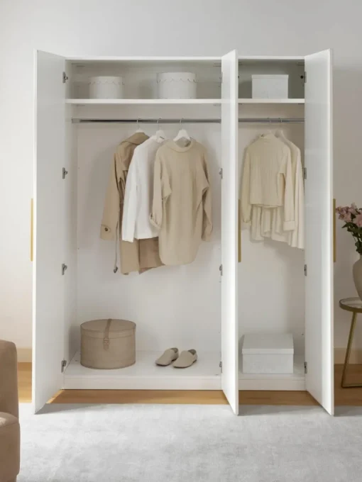 Modularer Drehtürenschrank Simone, 150 cm Breite, mehrere Varianten