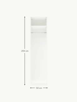 Modularer Drehtürenschrank Charlotte, 50 cm Breite, mehrere Varianten