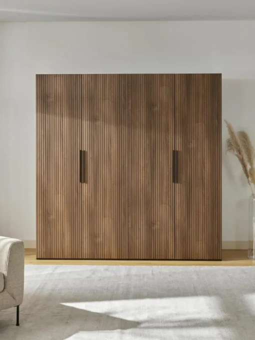 Modularer Drehtürenschrank Simone, 200 cm Breite, mehrere Varianten