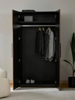 Modularer Drehtürenschrank Simone, 100 cm Breite, mehrere Varianten