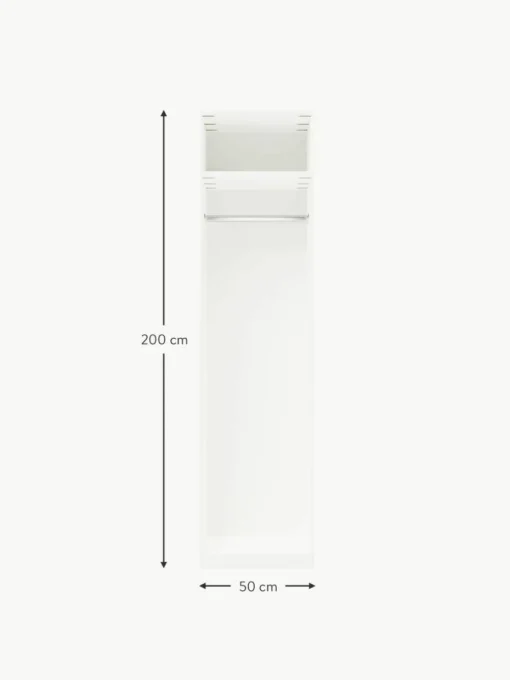 Modularer Drehtürenschrank Simone, 50 cm Breite, mehrere Varianten