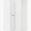 Modularer Eck-Kleiderschrank Charlotte, 115 cm Breite