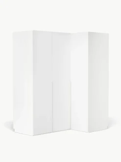 Modularer Eck-Kleiderschrank Leon, 165 cm Breite, mehrere Varianten