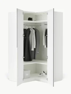 Modularer Eck-Kleiderschrank Leon, 115 cm Breite