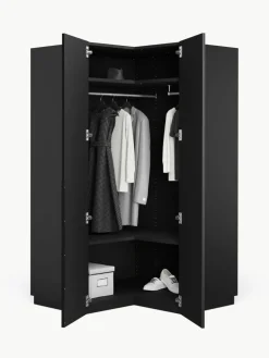 Modularer Eck-Kleiderschrank Leon, 115 cm Breite