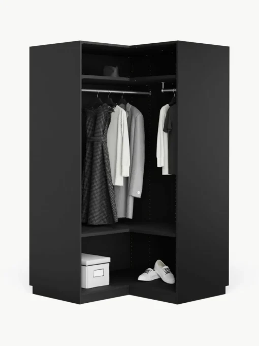 Modularer Eck-Kleiderschrank Simone, 115 cm Breite