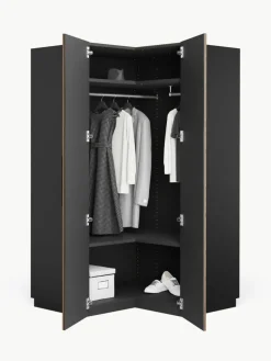 Modularer Eck-Kleiderschrank Simone, 115 cm Breite