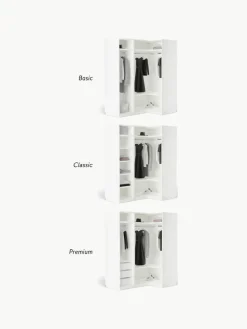 Modularer Eck-Kleiderschrank Leon, 115 cm Breite