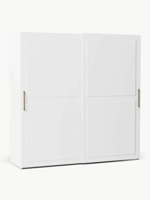Modularer Schwebetürenschrank Charlotte, 200 cm Breite, mehrere Varianten