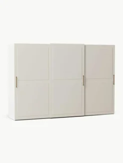 Modularer Schwebetürenschrank Charlotte, 300 cm Breite, mehrere Varianten