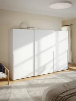 Modularer Schwebetürenschrank Leon, 300 cm Breite, mehrere Varianten