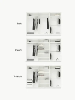Modularer Schwebetürenschrank Charlotte, 300 cm Breite, mehrere Varianten