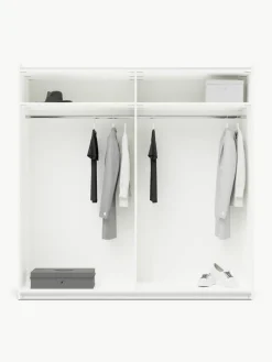 Modularer Schwebetürenschrank Charlotte, 200 cm Breite, mehrere Varianten