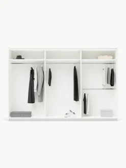 Modularer Schwebetürenschrank Charlotte, 300 cm Breite, mehrere Varianten