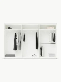 Modularer Schwebetürenschrank Leon, 300 cm Breite, mehrere Varianten