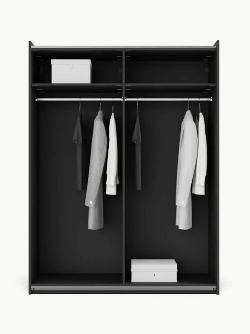Modularer Schwebetürenschrank Simone, 150 cm Breite, mehrere Varianten