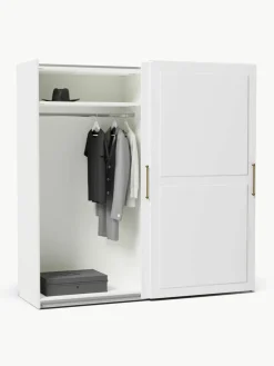 Modularer Schwebetürenschrank Charlotte, 200 cm Breite, mehrere Varianten