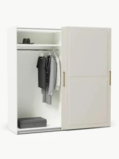 Modularer Schwebetürenschrank Charlotte, 200 cm Breite, mehrere Varianten