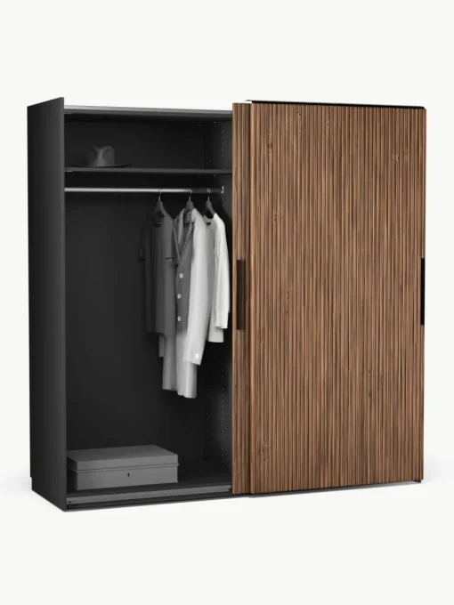Modularer Schwebetürenschrank Simone, 200 cm Breite, mehrere Varianten