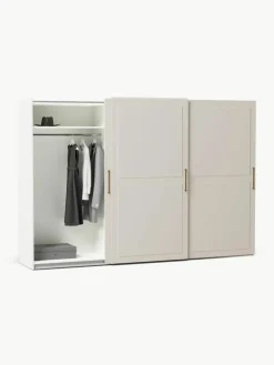 Modularer Schwebetürenschrank Charlotte, 300 cm Breite, mehrere Varianten