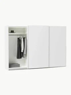 Modularer Schwebetürenschrank Leon, 300 cm Breite, mehrere Varianten