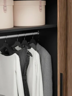 Modularer Schwebetürenschrank Simone, 150 cm Breite, mehrere Varianten