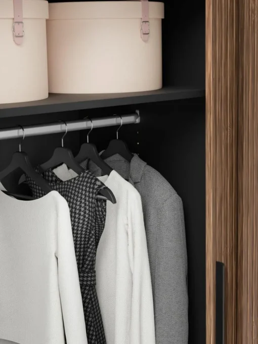 Modularer Schwebetürenschrank Simone, 150 cm Breite, mehrere Varianten